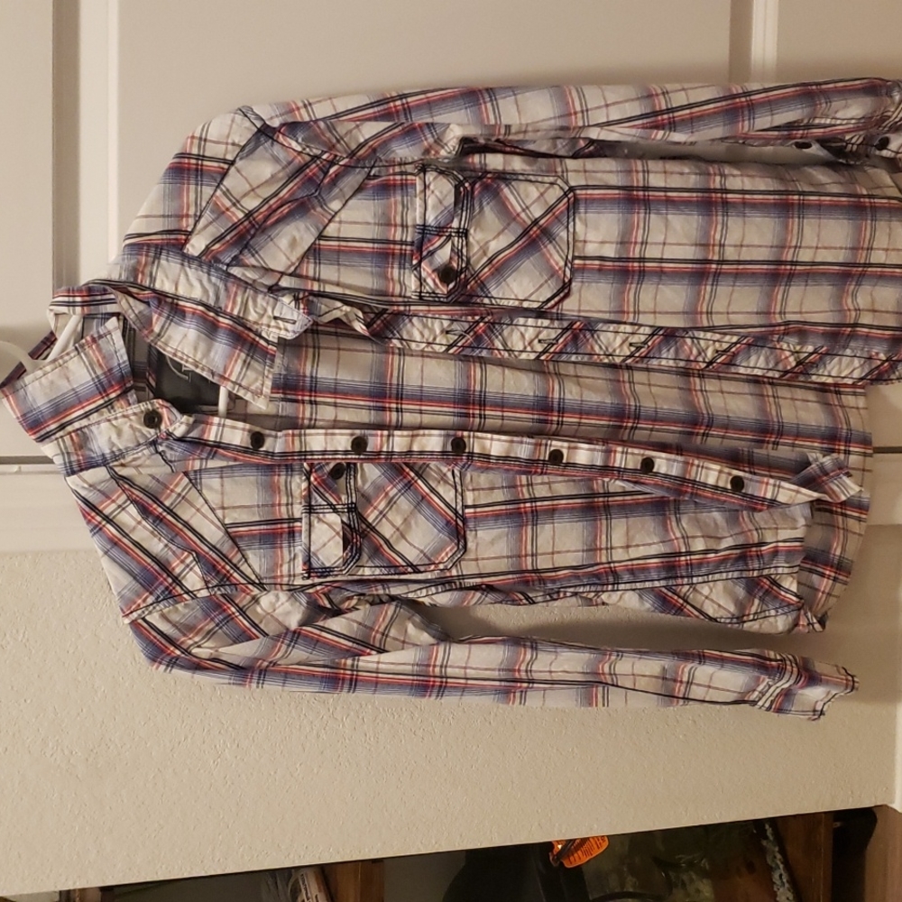 BKE slim fit button down shirt long sleeve